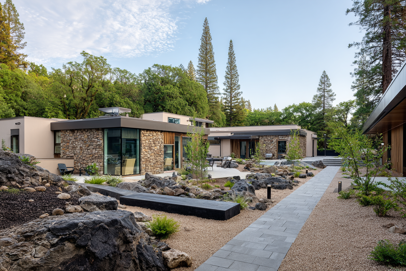 Yoga and wellness studio at Harmony Hills Healing
